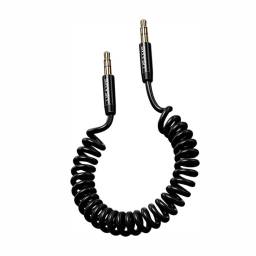 SJ256   Cable Auxiliar  Espiral  1.2M  Negro  USAMS